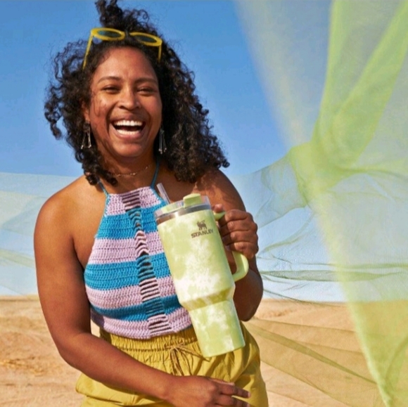 NWT Citron Tie Dye Stanley 40oz Flowstate Tumbler - Picture 5 of 5